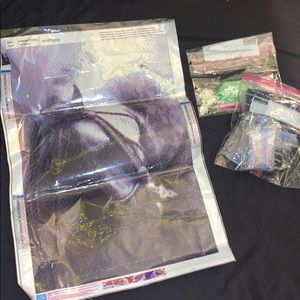 3D Horse Picture With tools and stones